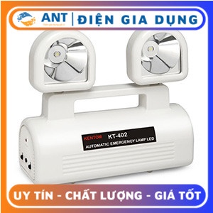 Đèn sạc chiếu sáng khẩn cấp KT402 Kentom (Ánh sáng trắng)