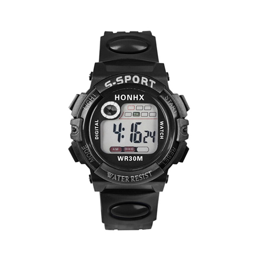 Đồng hồ Unisex LED điện tử dây đeo nhựa thể thao | BigBuy360 - bigbuy360.vn