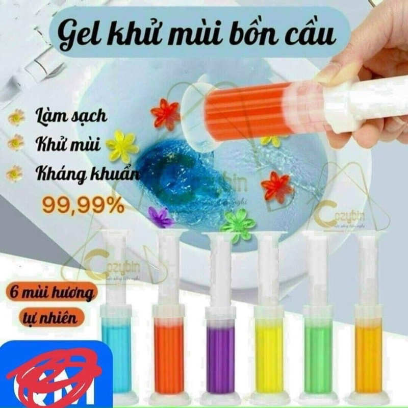 Gel hoa thơm khử mùi dùng cho toilet
