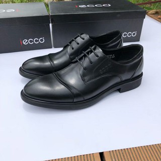 giày tây ecco chất liệu da thật
