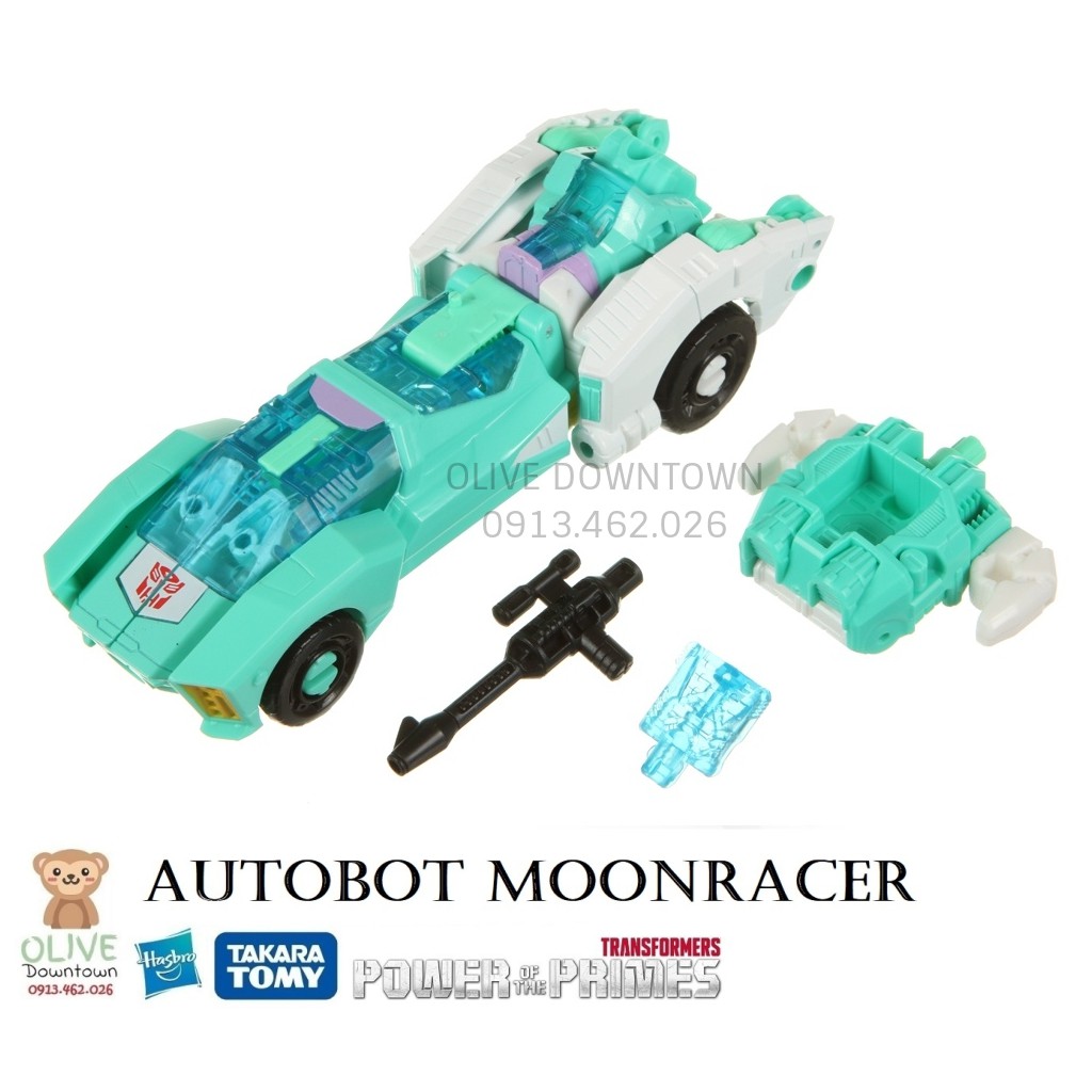 🔋 MOONRACER size Deluxe 14cm đầy đủ phụ kiện - Transformers POWER OF THE PRIMES phiên bản 2018