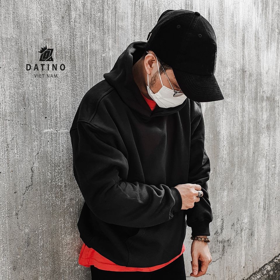 Áo hoodie thun nỉ DATINO trơn hàng chính phẩm 100% Cotton mịn cao cấp chất dày dặn, chuẩn xịn