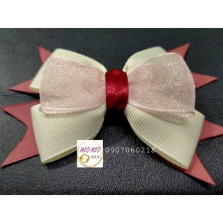 Kẹp nơ handmade KT01 (ảnh thật)