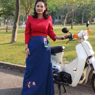 Váy chống nắng Jean cao cấp