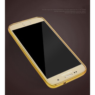 ỐP S7, S7 EDGE VIỀN VÀNG LƯNG VÂN DA