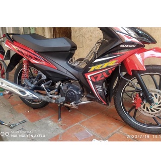 Tem rời suzuki axelo rr 125 đỏ đen