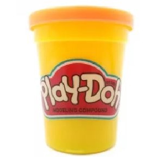 Hộp bột nặn playdoh màu cam đậm playdoh dam/b5517b/or