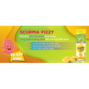 CHÍNH HÃNG Viên sủi SCurma Fizzy - Nano Curcumin