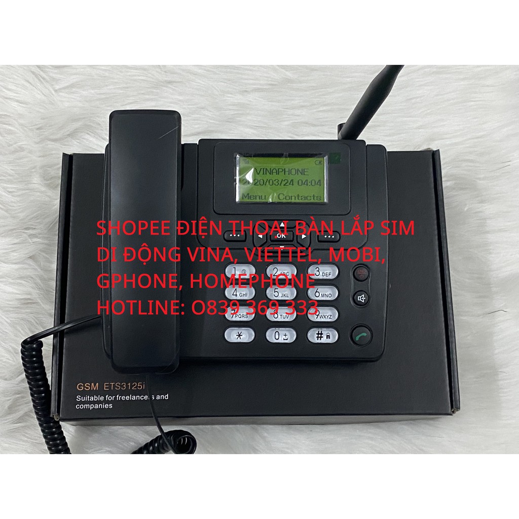 ☎️ Điện Thoại Bàn ☎️ GSM F316, F317  Dùng Sim Gphone, Di Động Vinaphone, Viettel, Mobifone | BigBuy360 - bigbuy360.vn