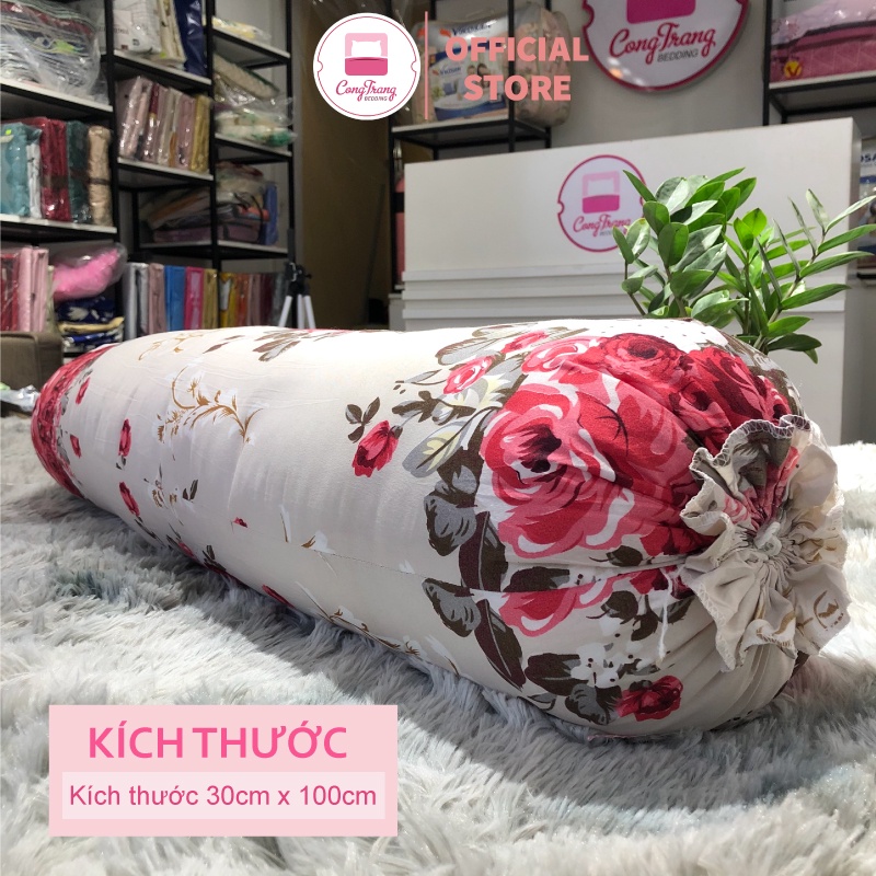Vỏ gối ôm bông Gòn tinh khiết ép hơi (35cm x 100cm) - 10 Mẫu Mới Hot Nhất