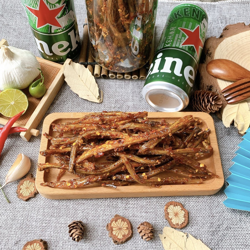 Cá kèo rim 250g hũ pet ,ăn vặt CHI FOODS Hà Nội với các mẫu đồ ăn vặt các miền đầy đủ hương vị thơm ngon giá rẻ