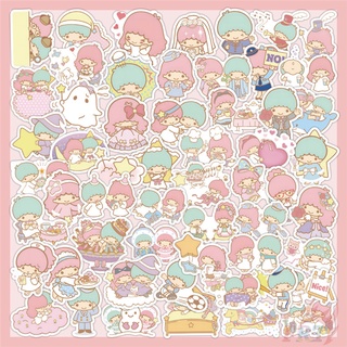 56Pcs/Set ☆ Little Twin Stars Stickers ☆ DIY Fashion Decals Doodle Stickers