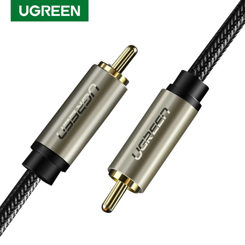 [Mã ELHACE giảm 4% đơn 300K] Cáp Âm Thanh Coaxial 2 đầu dương Cao Cấp Ugreen 20738 20739 20742 20743 AV133 Chính Hãng