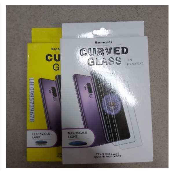 Kính cường lực full keo UV dành cho Galaxy Note 7/ Note Fe