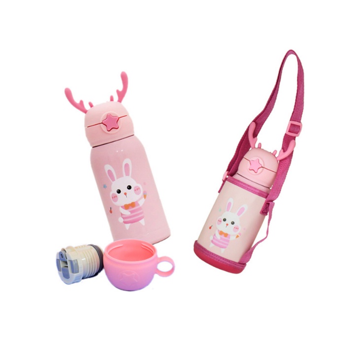 Bình Nước Uống Giữ Nhiệt Cho Học Sinh Và Bé Nhỏ 500ml