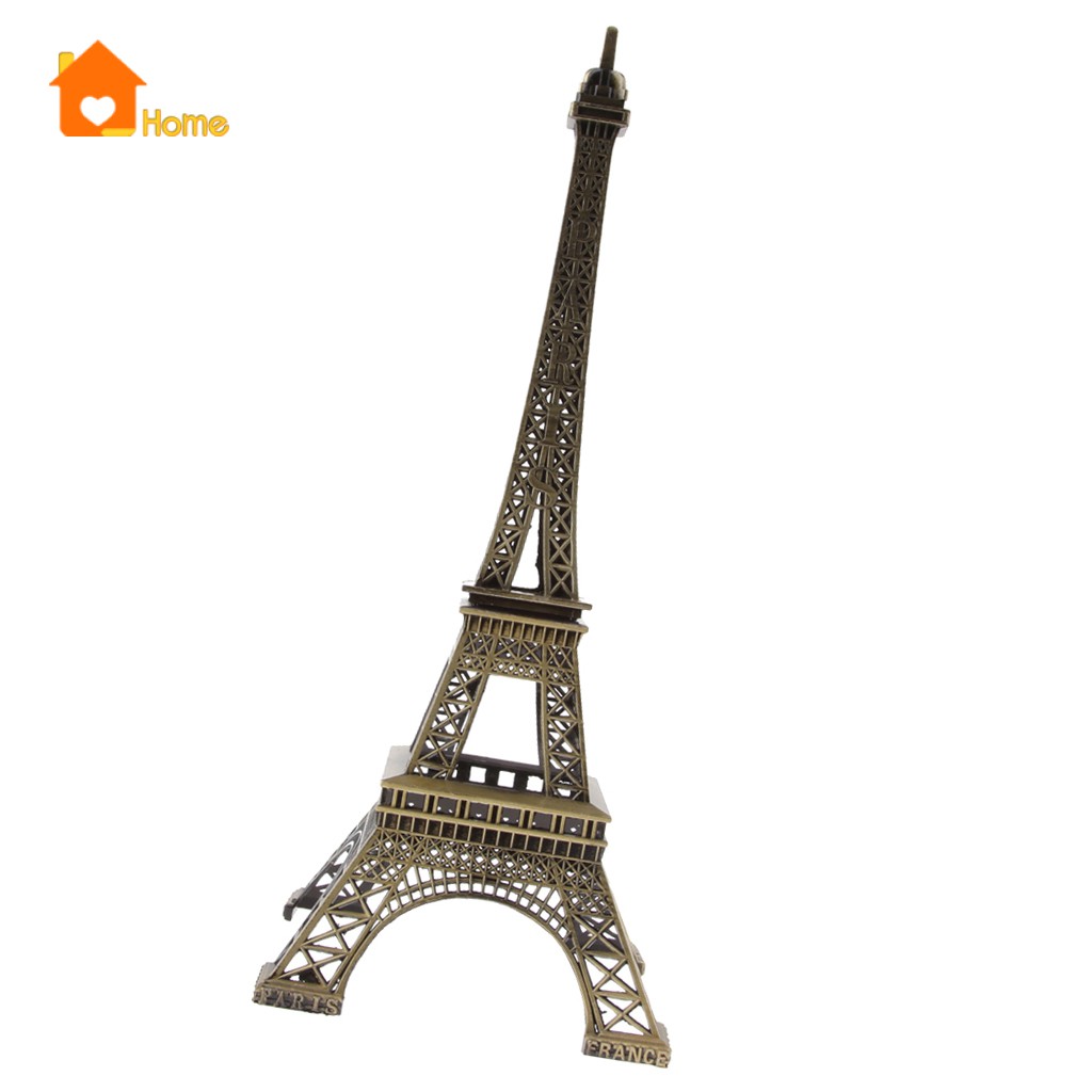 Mô Hình Tháp Eiffel Bằng Kim Loại Trang Trí 32cm - 48cm