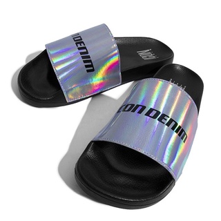 Dép Quai Ngang ICON DENIM In Hologram DE110031