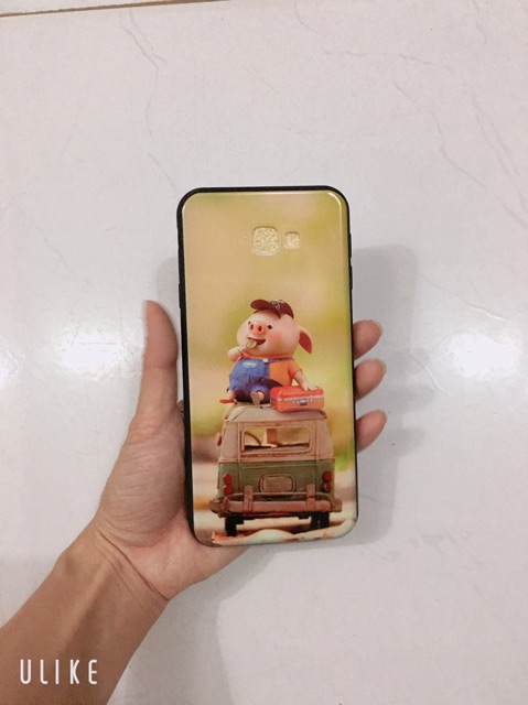 Ốp sam sung J4+,J4 Core, J4 Plus Heo ăn kẹo
