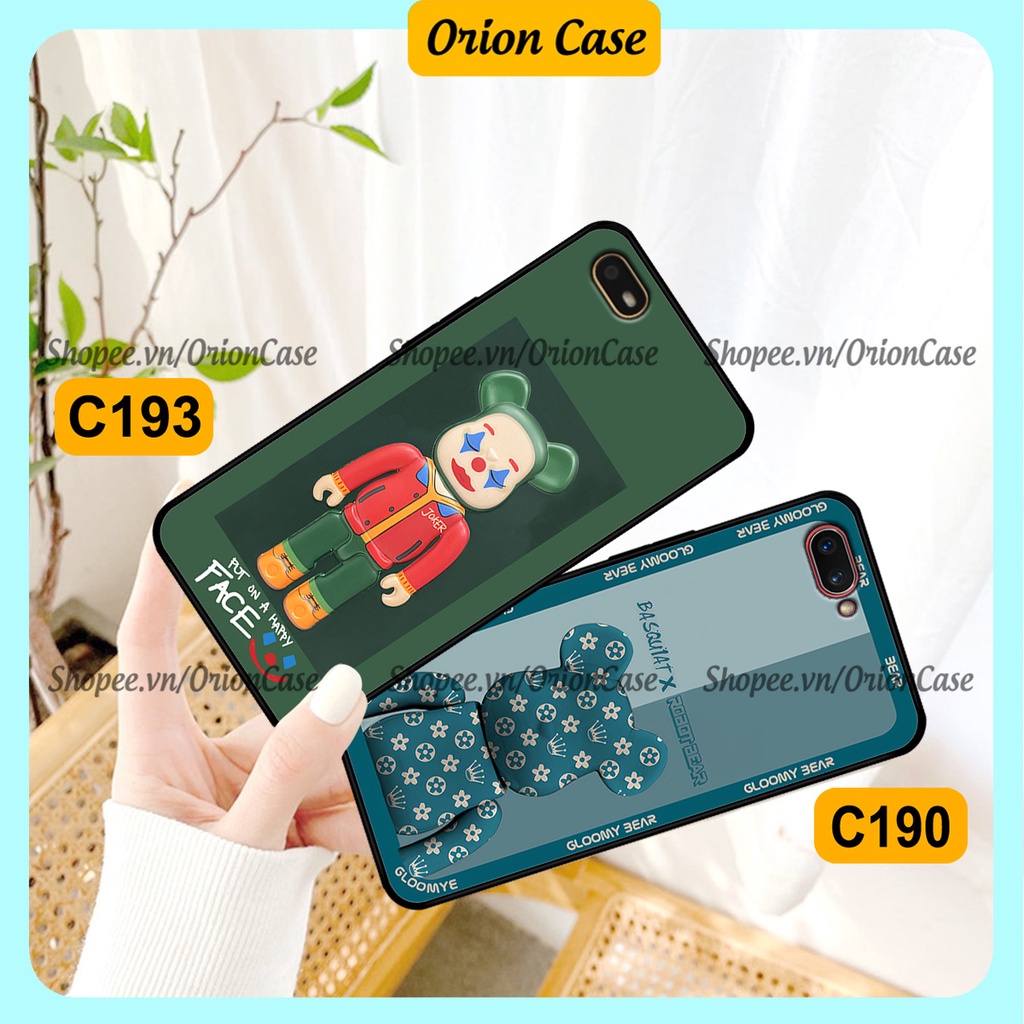 Ốp lưng Oppo A3s / A1k in hình bearbrick 3D thời trang, cá tính. ốp chống sốc, bền đẹp
