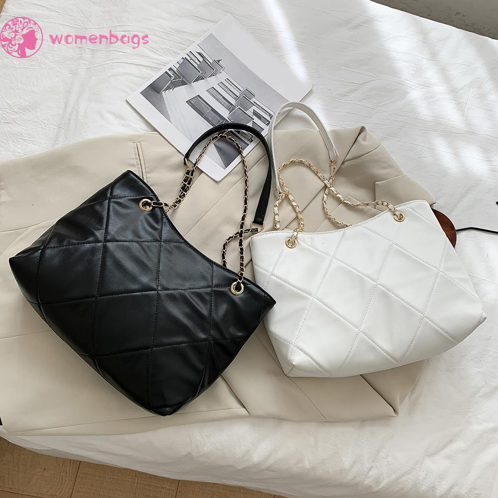 Túi Xách Da Pu Họa Tiết Mắt Lưới Đơn Giản Cho Nữ