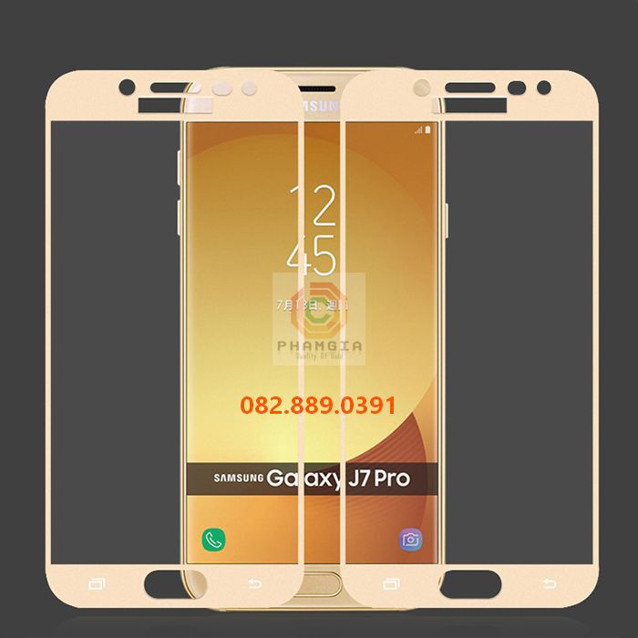 Kính cường lực SAMSUNG J7 PRO CƯỜNG LỰC FULL MÀN HÌNH FULL KEO CAO CẤP
