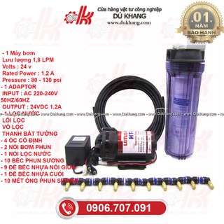 Bơm phun sương 10 béc nhựa