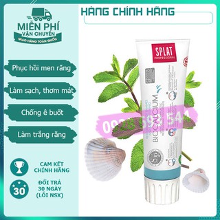 Kem Đánh Răng Splat Biocalcium Professional Series tái tạo men răng, chống ê buốt, làm trắng răng
