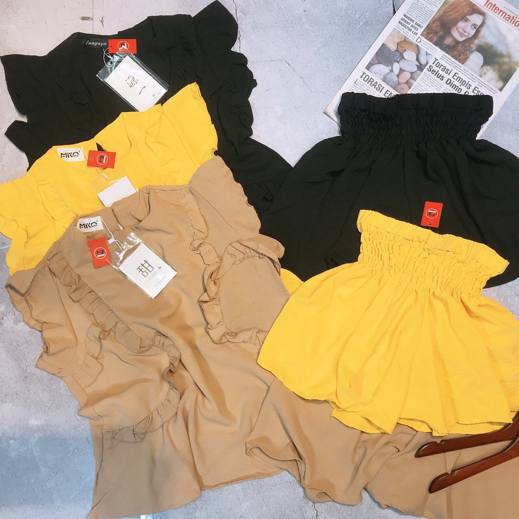 [Mã FATHANG5 giảm 10K đơn 50K] [SỈ SLL] Bộ Trang Phục Nữ/ Set Đồ Nữ Áo Bèo Chất Đũi Phối Quần Chun 3 Màu Siêu Xinh | BigBuy360 - bigbuy360.vn