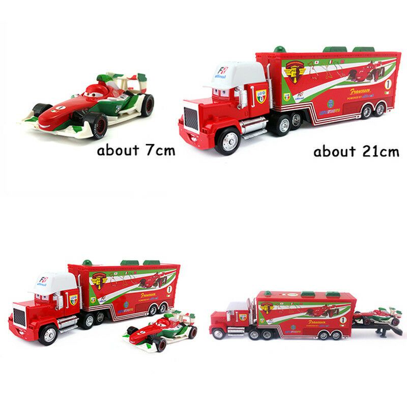 Disney Mô Hình Xe Hơi Pixar Cars 3 Lightning Mcqueen xe tải và ô tô 2pcs