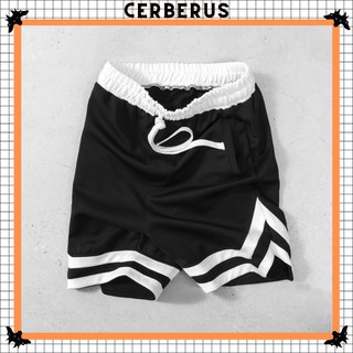 Quần Short Thun V2 -Form Unisex-Hai màu đen, trắng