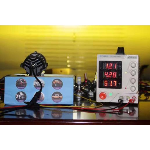 Đèn trợ sáng xe máy bi led pha và cos laser 60w cao cấp