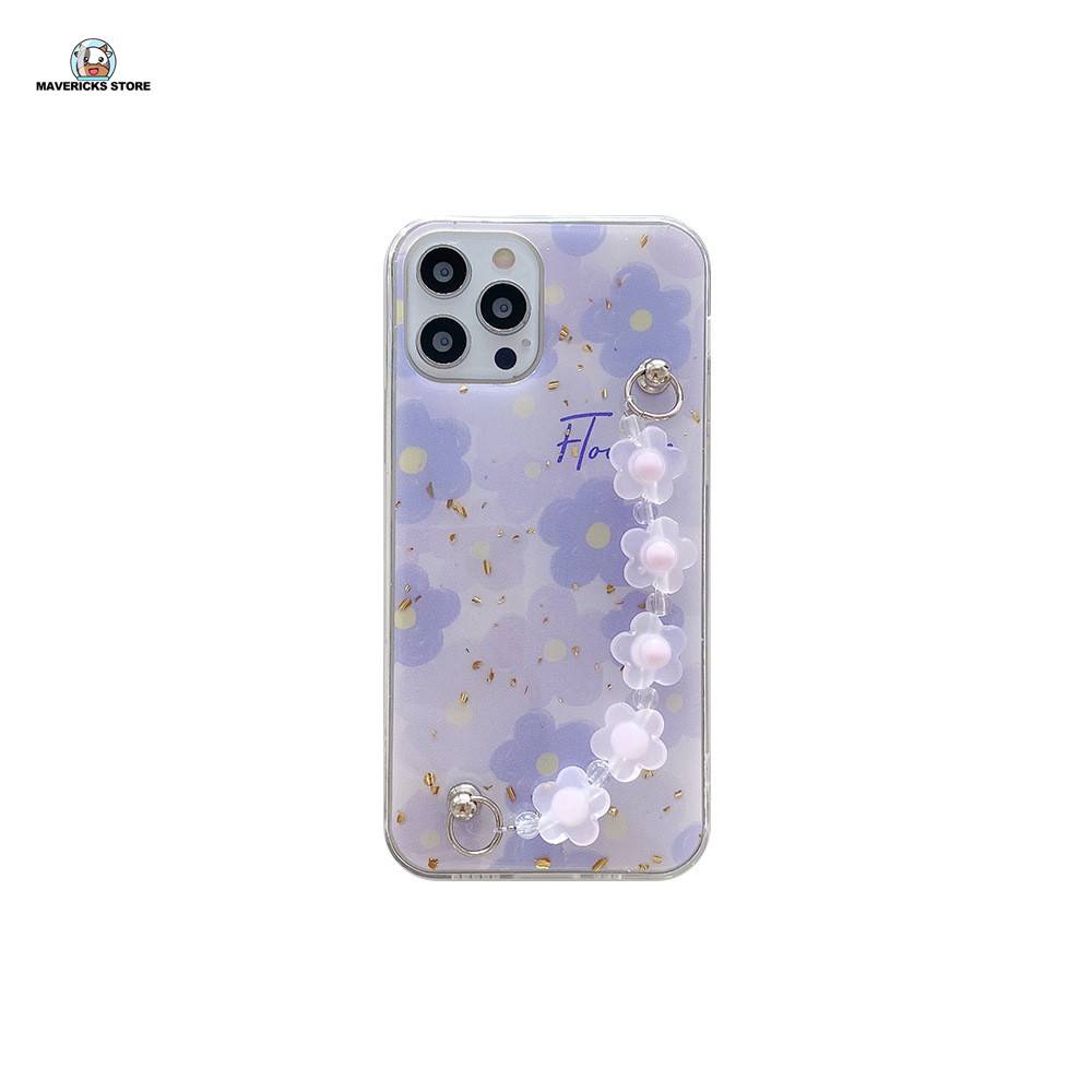 Ốp Điện Thoại Họa Tiết Hoa Xinh Xắn Cho Iphone 12 / Pro / Max / 11 / Xr / X / Xs / 8 / 7 / Plus