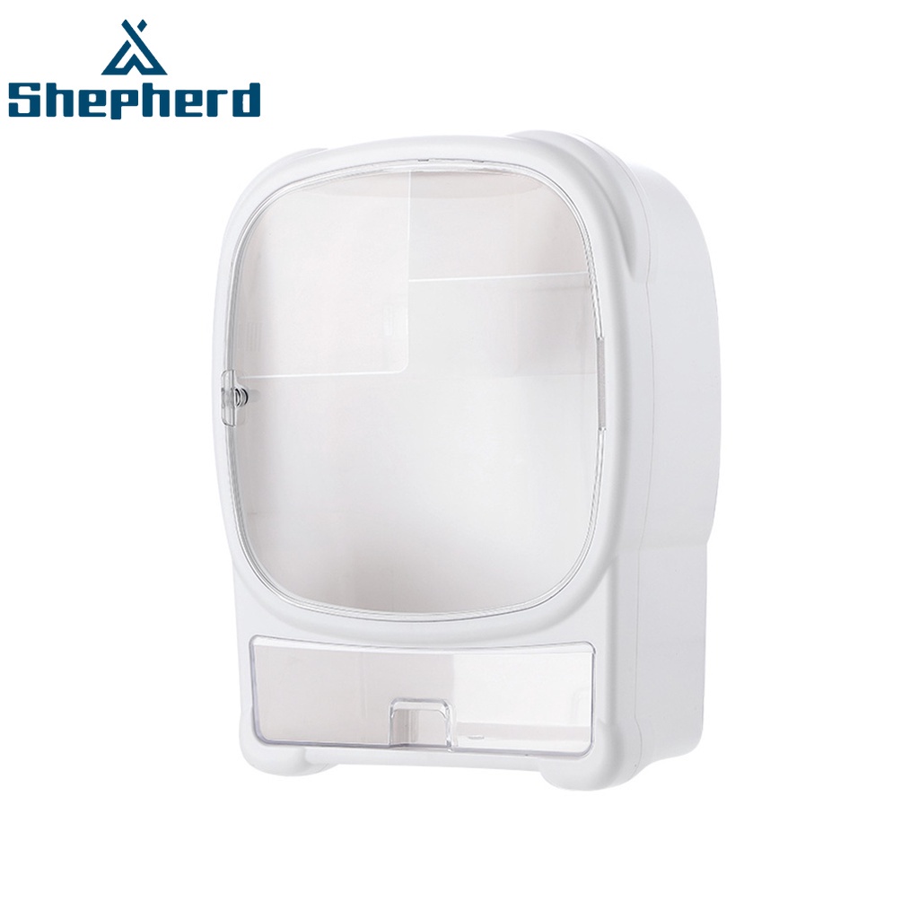 Tủ đựng mỹ phẩm trang điểm gắn tường Shepherd trong suốt chống bụi sức chứa lớn tiện lợi