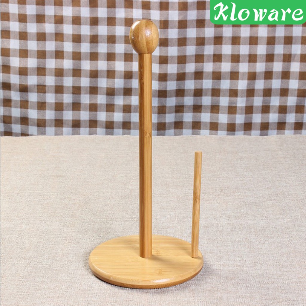 Giá Đỡ Cuộn Giấy Vệ Sinh Bằng Gỗ Tre Tiện Lợi Dành Cho Phòng Tắm