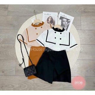 Set bigsize áo thủy thủ - váy giấu quần -