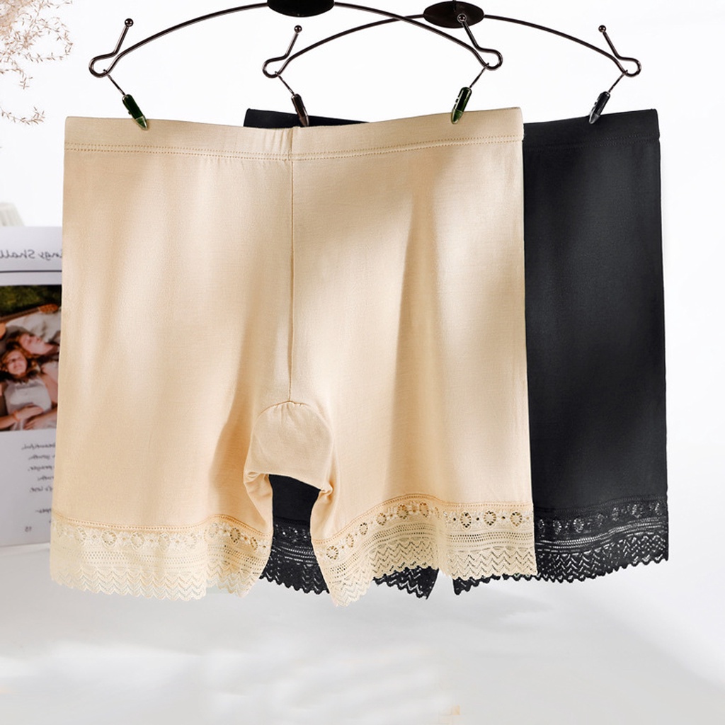Quần short nữ, quần mặc váy trong ren