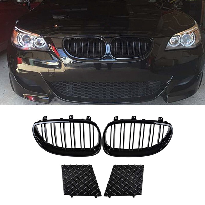 Lưới Tản Nhiệt Gắn Mui Xe Bmw E60 E61 5series M Sport 2003-2010