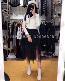 CHÂN VÁY XẾP TẦNG HÀNG QC