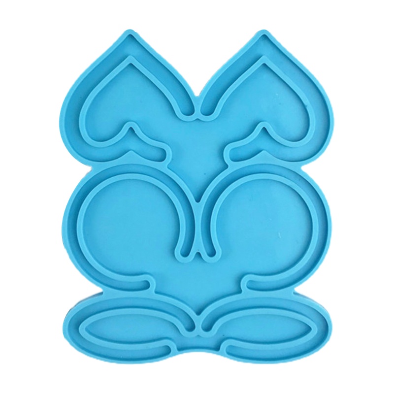 Khuôn Silicone Làm Bông Tai Bằng Resin Pha Lê UV DIY