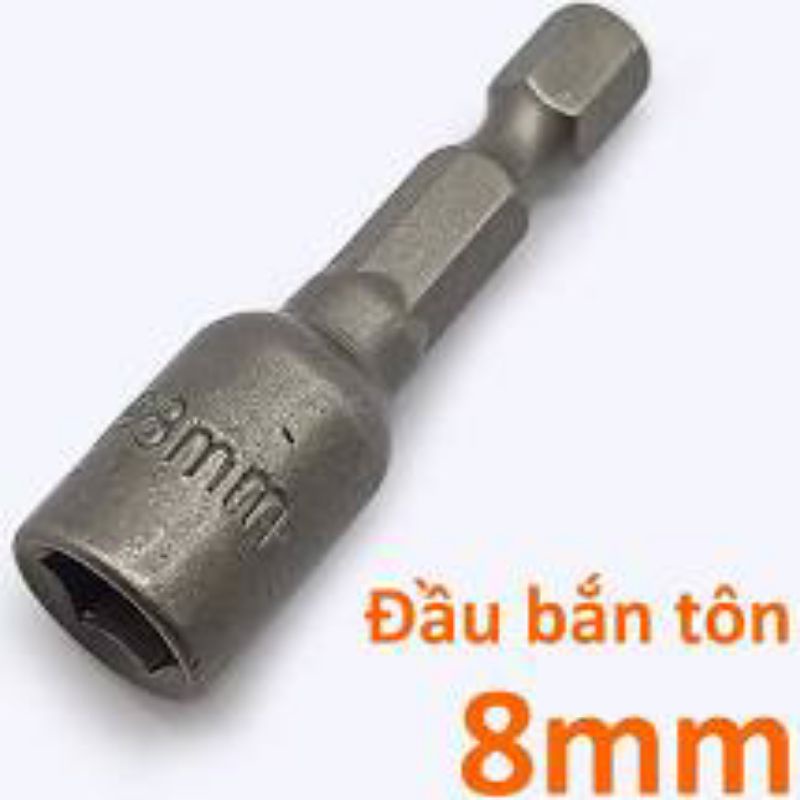 Đầu bắn tôn  vít bắn tôn ngắn chuôi lục giác 8mm loại tốt