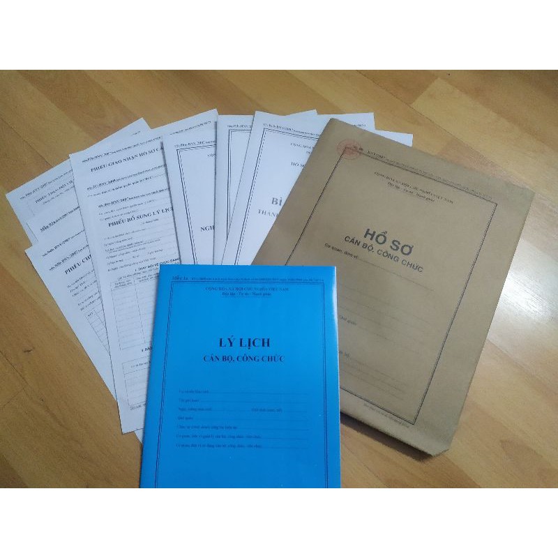 Hồ sơ cán bộ công chức ( 3bô)
