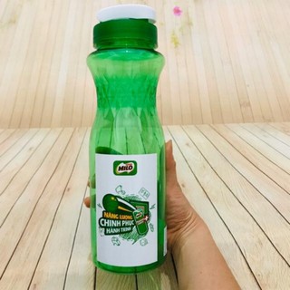 Bình nước milo 1 lít tiện lợi Màu sắc: xanh lá Có nắp đậy, dày dặn, hình dáng đẹp