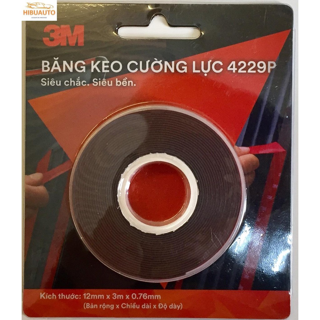Băng keo cường lực 3M 4229P 12mm x 3m