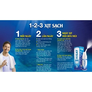✅ [ CHÍNH HÃNG ] Xịt muối biển XISAT
