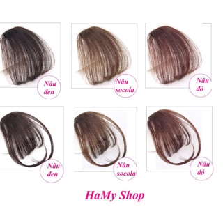 Combo tóc giả ( tóc mái thưa, tóc highlight, tóc búi hoa, buộc tóc)