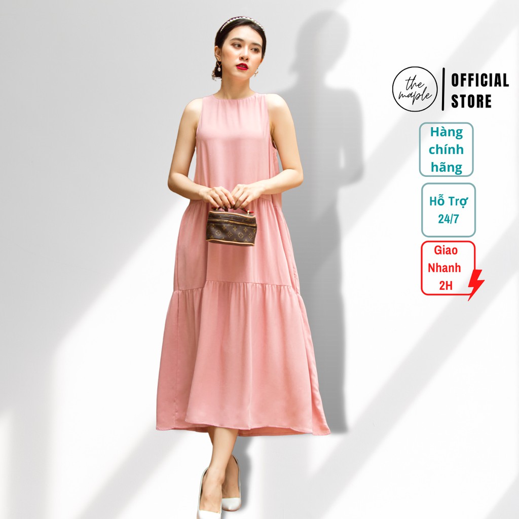 Đầm maxi 3 tầng The Maple Freesize