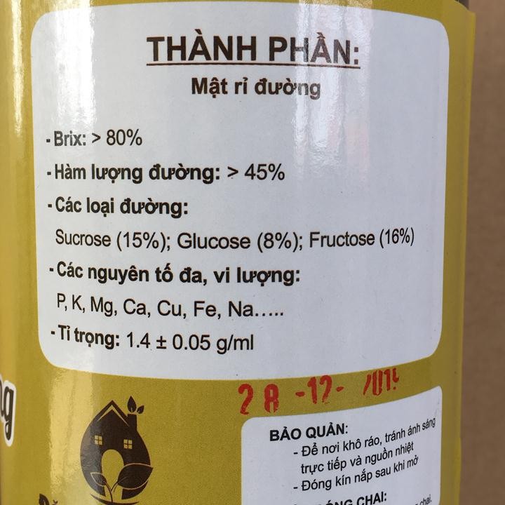 Mật rỉ đường SFARM chai 1 lít