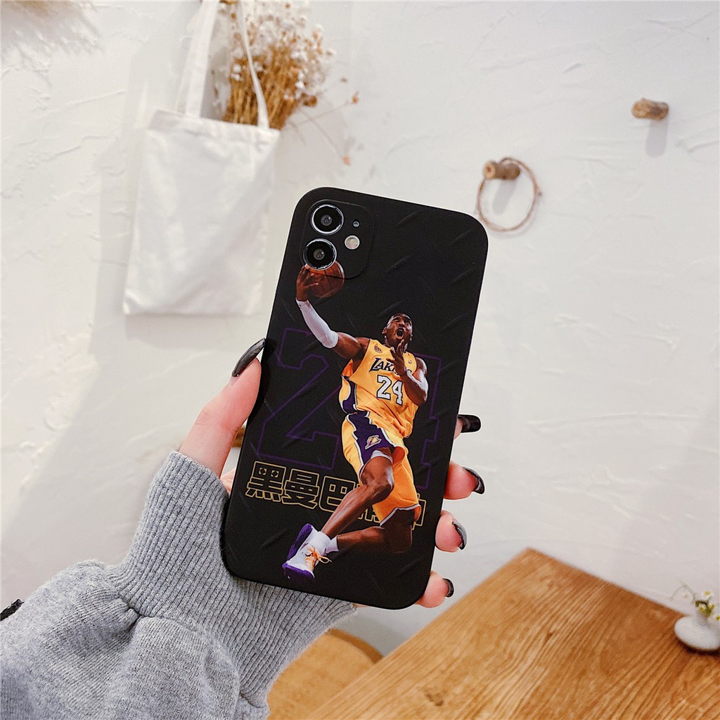 Ốp điện thoại nhựa mềm hoạt hình Kobe cho IPhone12 Mini 11 PRO MAX 7/8plus SE2020 X/XS XR XSMAX