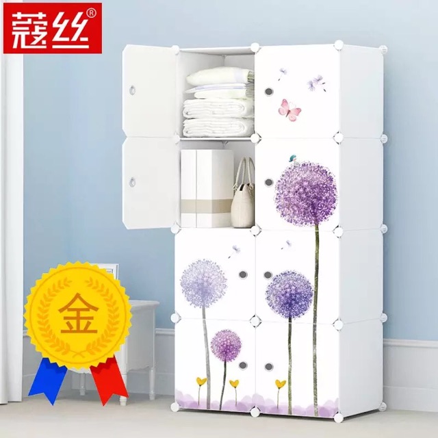 [TẶNG 1 MÓC SƯỜN ]- TỦ NHỰA GHÉP 8 Ô SÂU 47cm. Tặng 1 treo đồ. Mẫu bán chạy nhất năm. /.