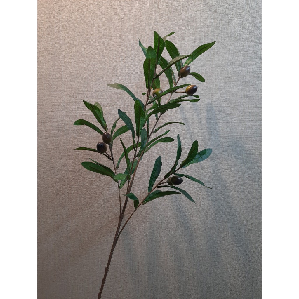 Hoa lụa-cành oliu-cành olive giả